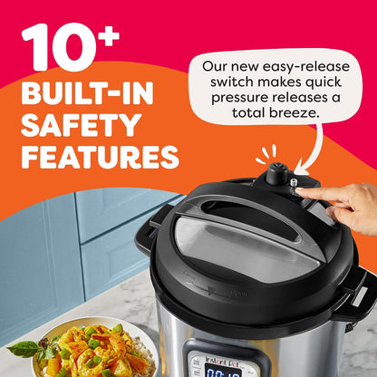 Instant Pot Duo 7-em-1 Panela Elétrica Multifunções 5,7 L Aço Inoxidável