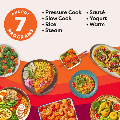 Instant Pot Duo 7-em-1 Panela Elétrica Multifunções 5,7 L Aço Inoxidável