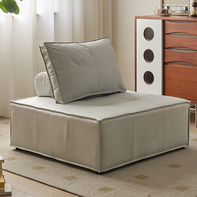 Sofá Modular de Tecido Estilo Italiano para Sala de Estar