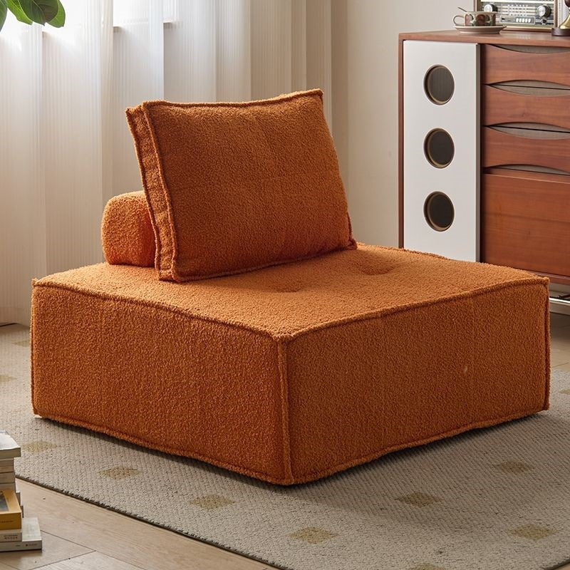 Sofá Modular de Tecido Estilo Italiano para Sala de Estar