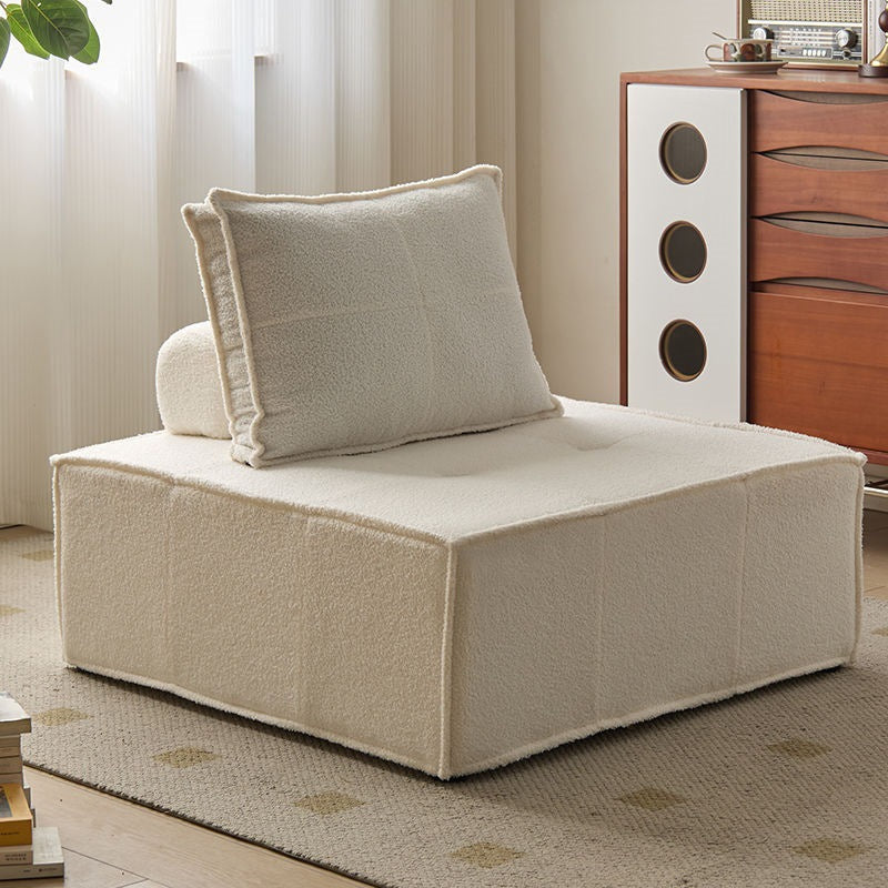 Sofá Modular de Tecido Estilo Italiano para Sala de Estar