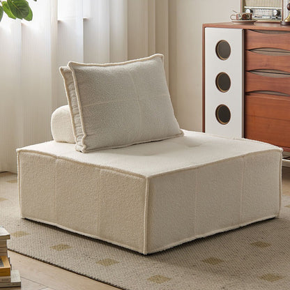 Sofá Modular de Tecido Estilo Italiano para Sala de Estar