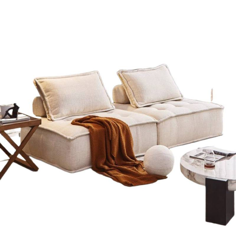 Sofá Modular de Tecido Estilo Italiano para Sala de Estar