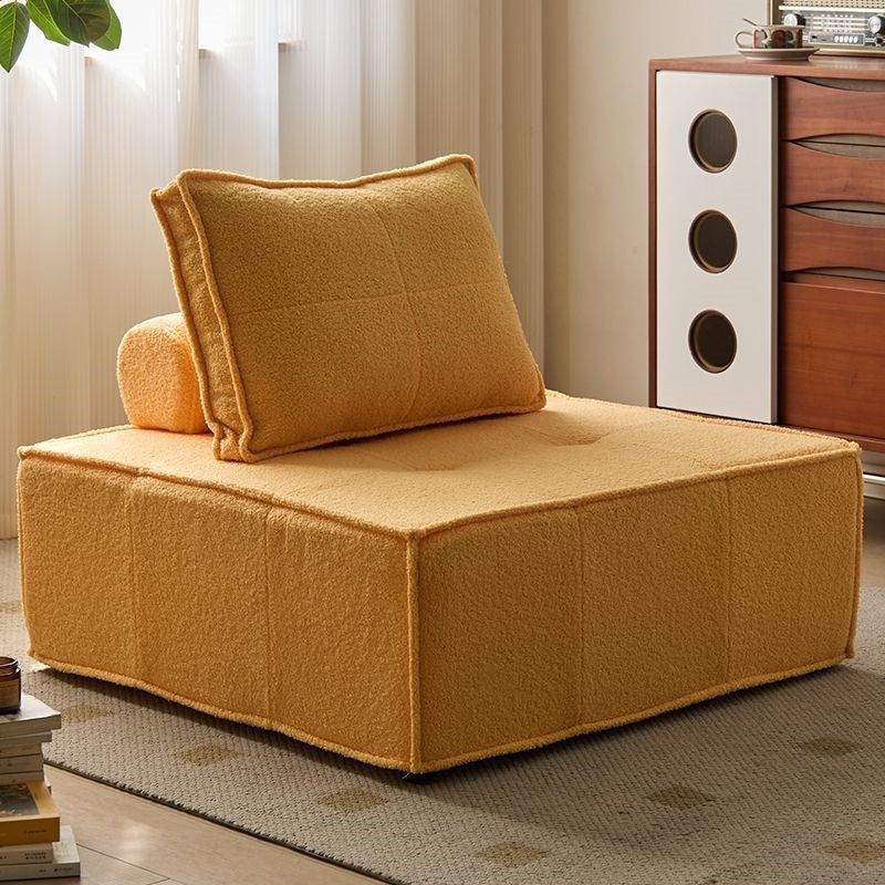 Sofá Modular de Tecido Estilo Italiano para Sala de Estar