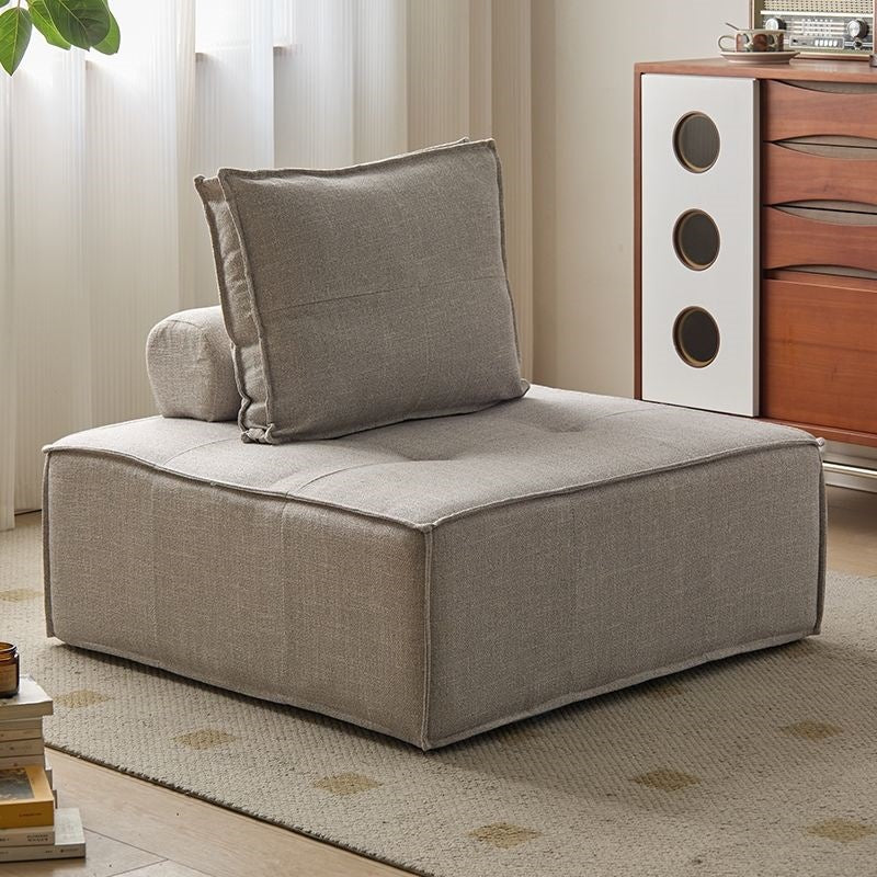Sofá Modular de Tecido Estilo Italiano para Sala de Estar