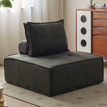 Sofá Modular de Tecido Estilo Italiano para Sala de Estar